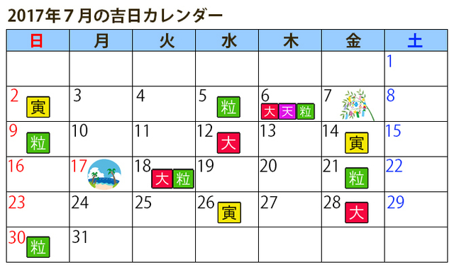 ８月の吉日カレンダー 御祈禱済みの宝くじが貰えるキャンペーン８月９日まで 運がよくなるいくつかの方法